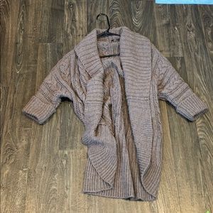 Comfortable brown sweater